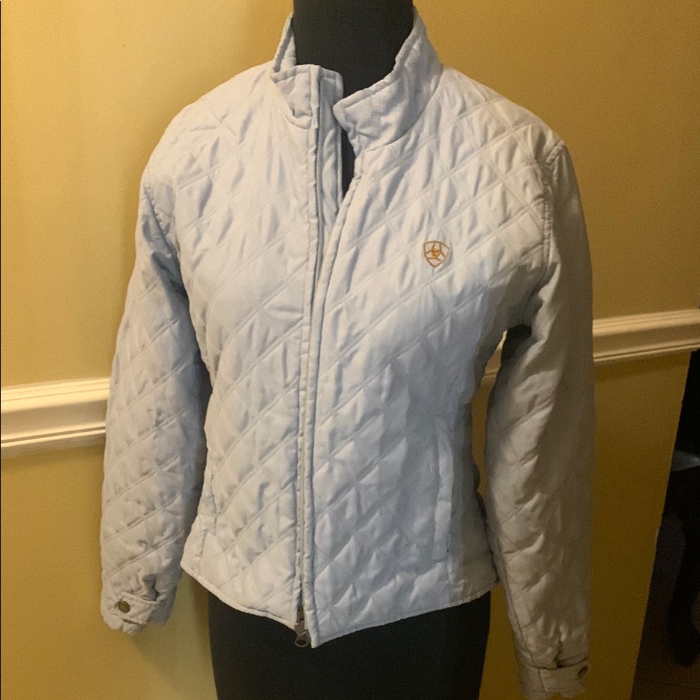 Ariat Womens Light Blue Quilted Jacket